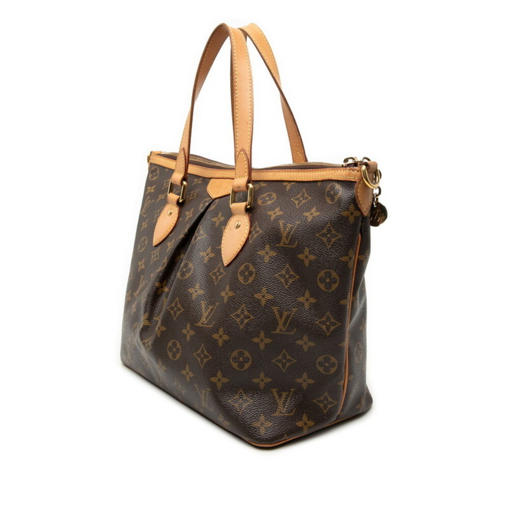 LOUIS VUITTON Authentic Brown Monogram Leather Shoulder Bag - Picture 2 of 6